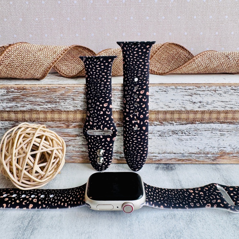 Freckle Fancy Print Silicone Band For Apple Watch