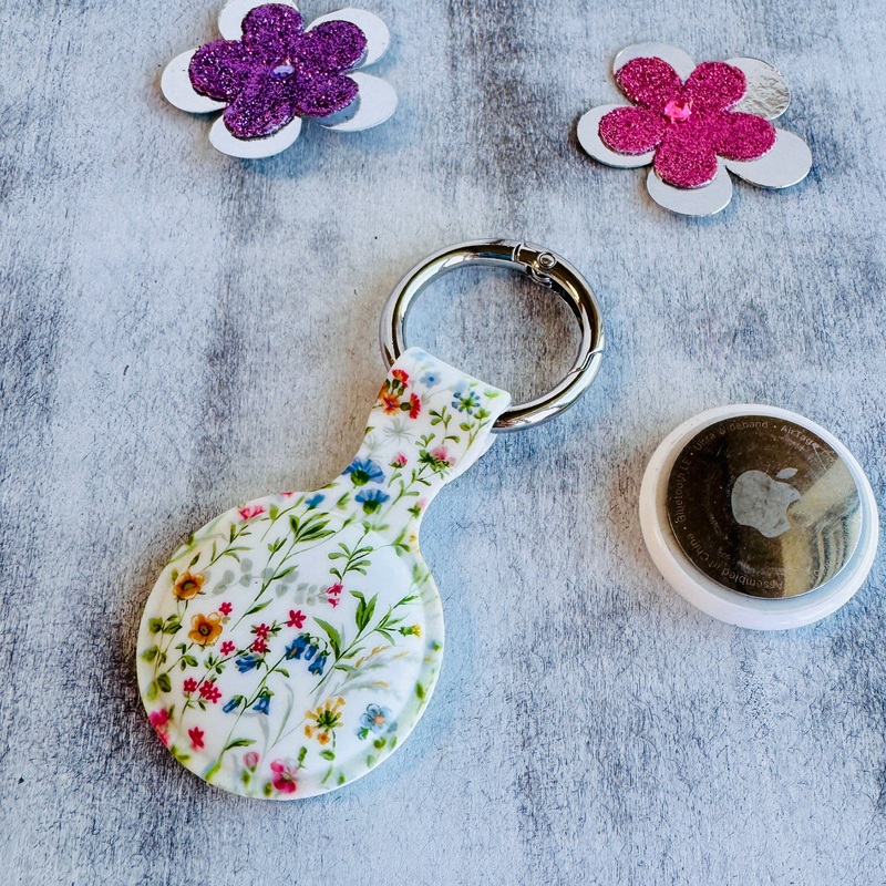 Wildflowers Silicone AirTag Holder