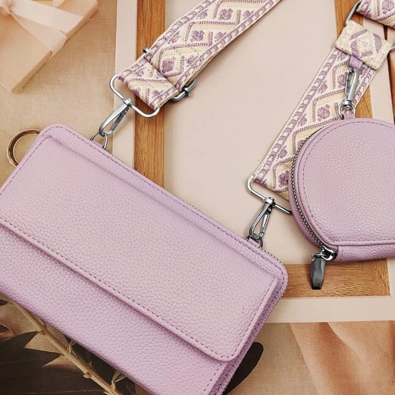 Catch-All Cutie Crossbody Phone Purse Multiple Colors Available Blush Crush