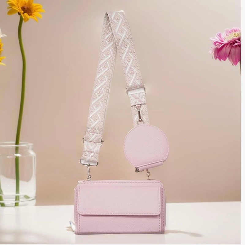 Catch-All Cutie Crossbody Phone Purse Multiple Colors Available Blush Crush