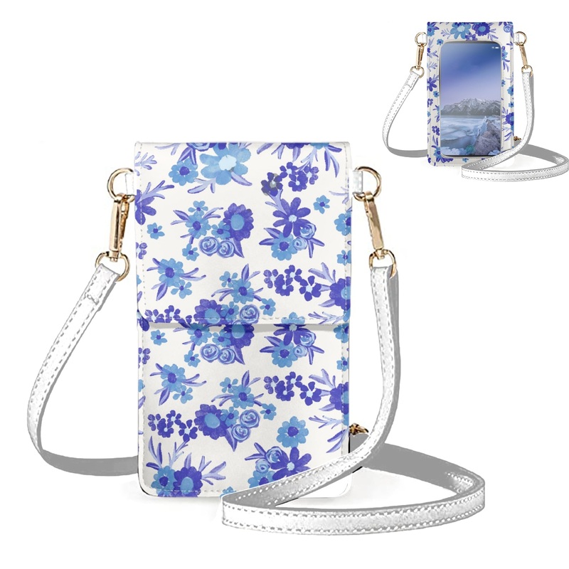 Cottage Blooms Everyday Fancy Crossbody Phone Purse