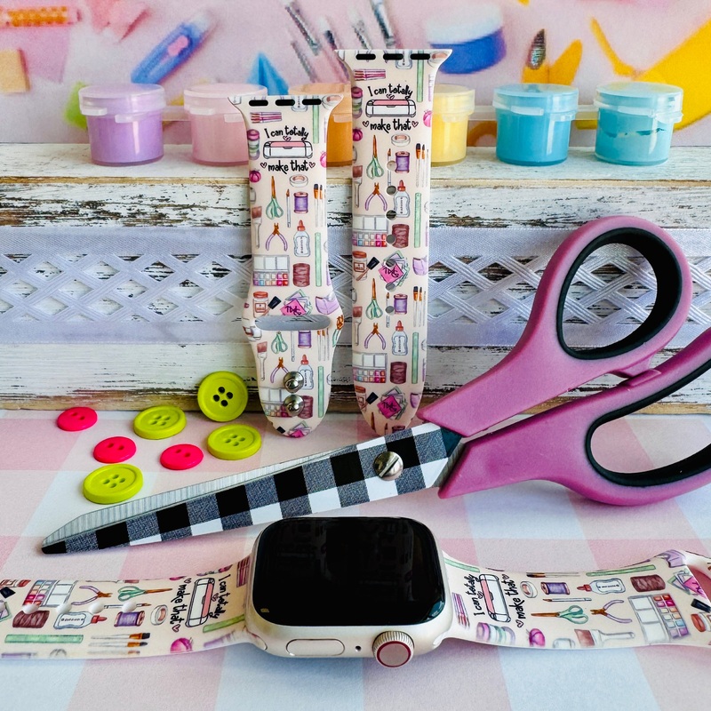 I Can Totally Make That Print Silicone Band For Apple Watch