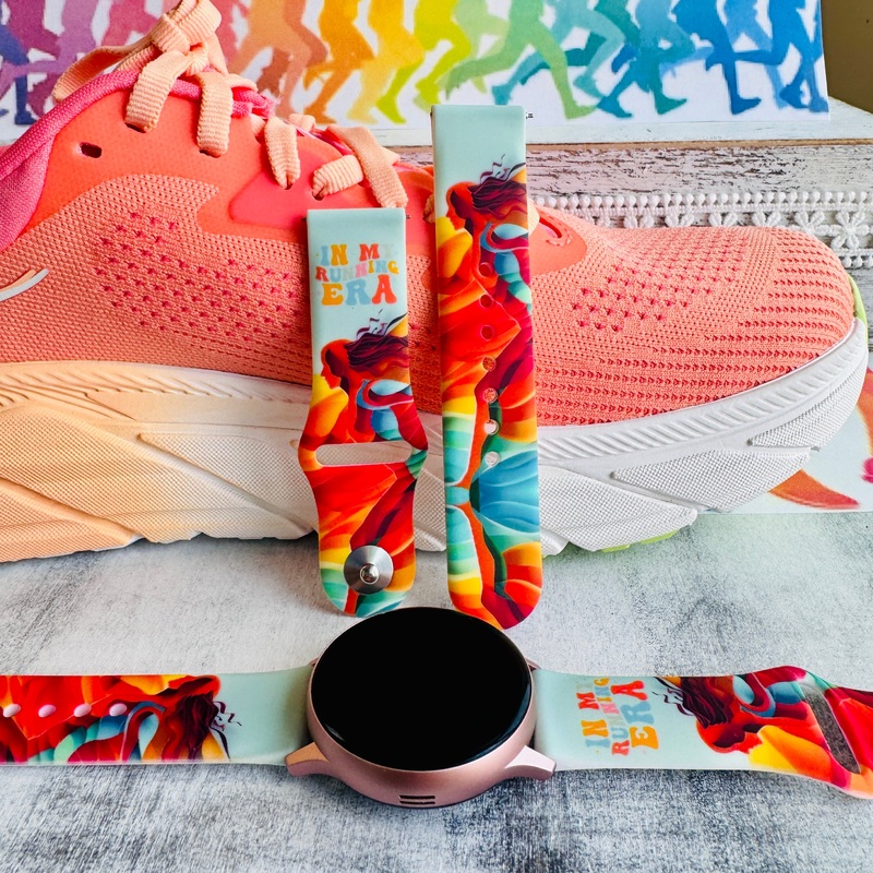 In My Running Era Print Silicone Band For Samsung Watch