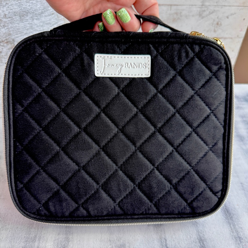 Jet Set Black Plush & Pretty Fancy Band Storage Case