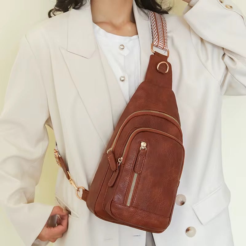 Terracotta Trail Vegan Leather Crossbody Phone Purse Two Colors Available Sienna Saddle