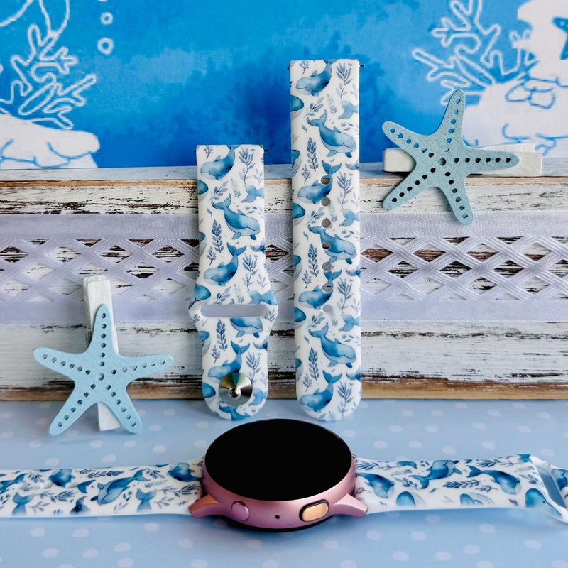 Whaley Cute Print Silicone Band For Samsung Watch