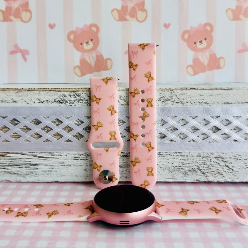 Sugar Bear Crush Print Silicone Band For Samsung Watch