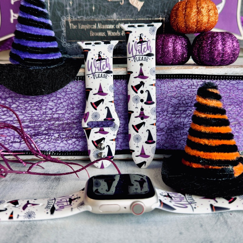 Witch Please Print Silicone Band For Apple Watch