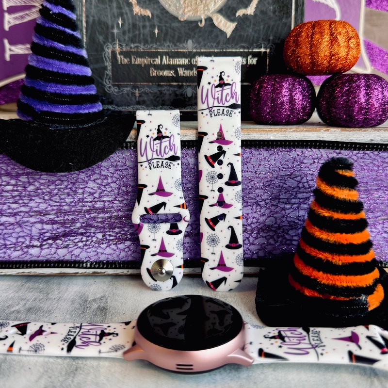 Witch Please Print Silicone Band For Samsung Watch