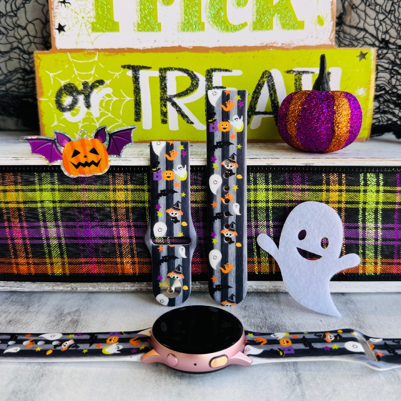 BOO Crew Print Silicone Band For Samsung Watch