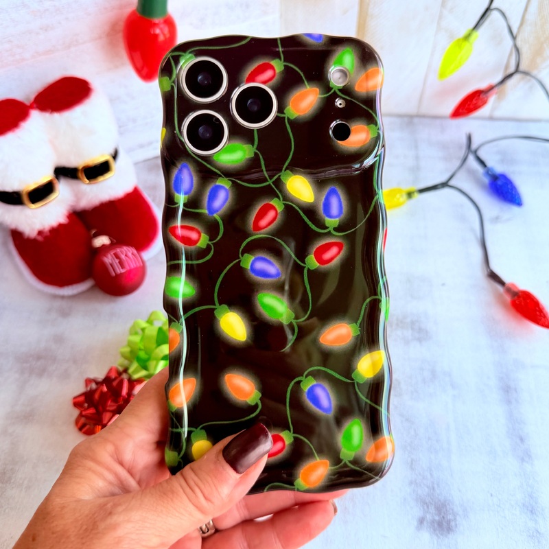 Christmas Lights Wavy Luxe MagSafe Case for iPhone