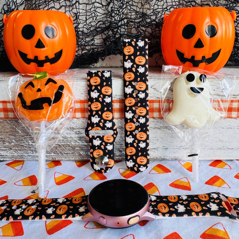 Sweet & Spooky Print Silicone Band For Samsung Watch
