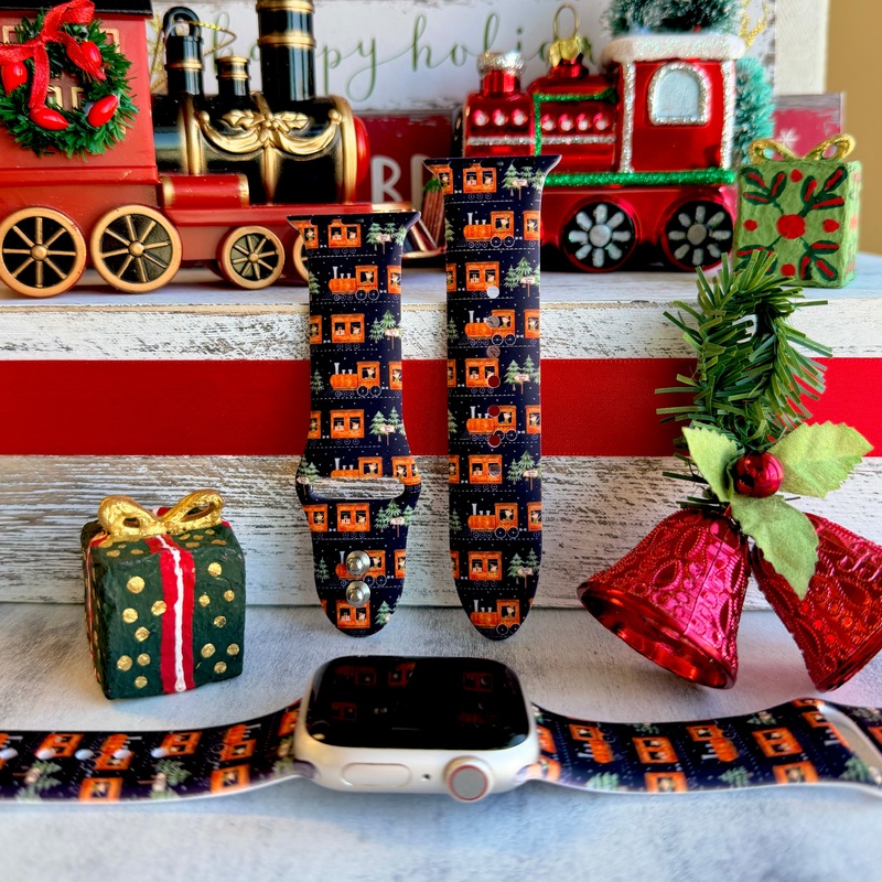 The Jolly Trolly Print Silicone Band For Apple Watch