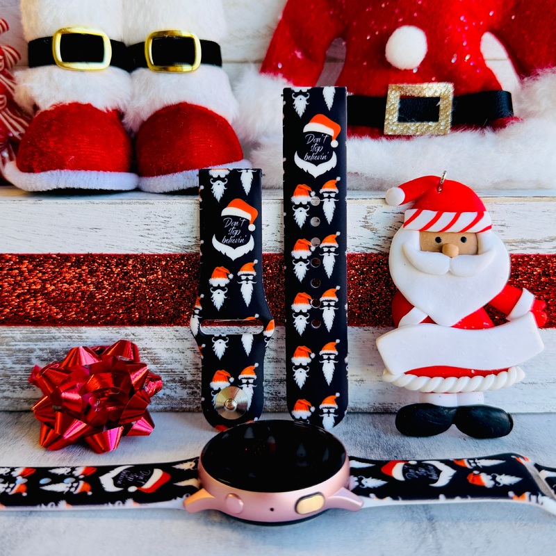 Don’t Stop Believin’ Print Silicone Band For Samsung Watch