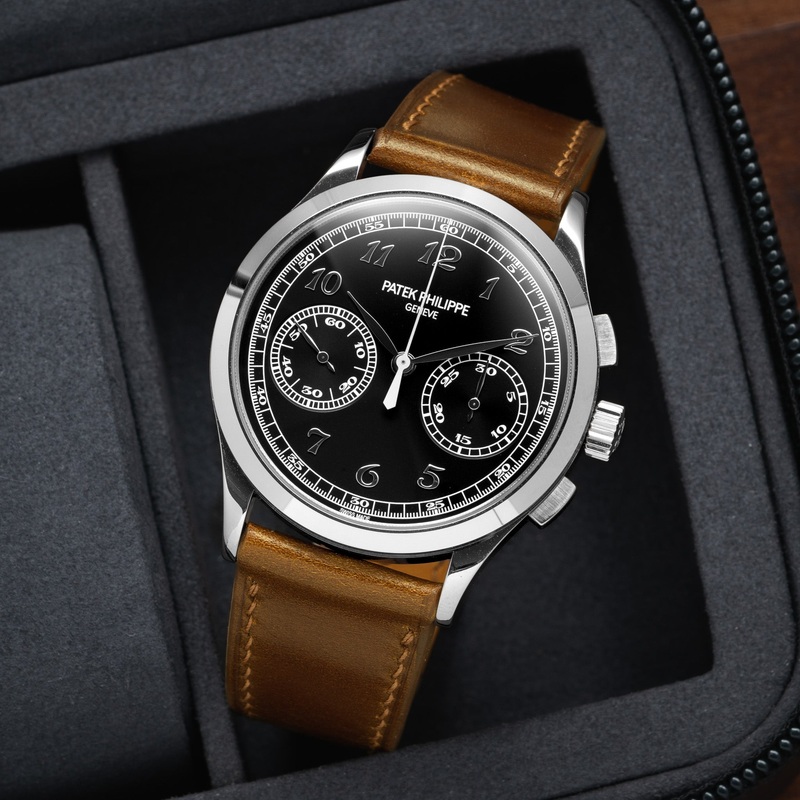 Cognac Shell Cordovan Slim Strap