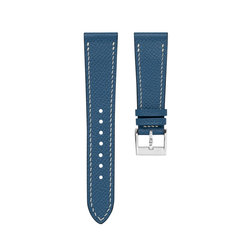 Navy Epsom Slim Strap