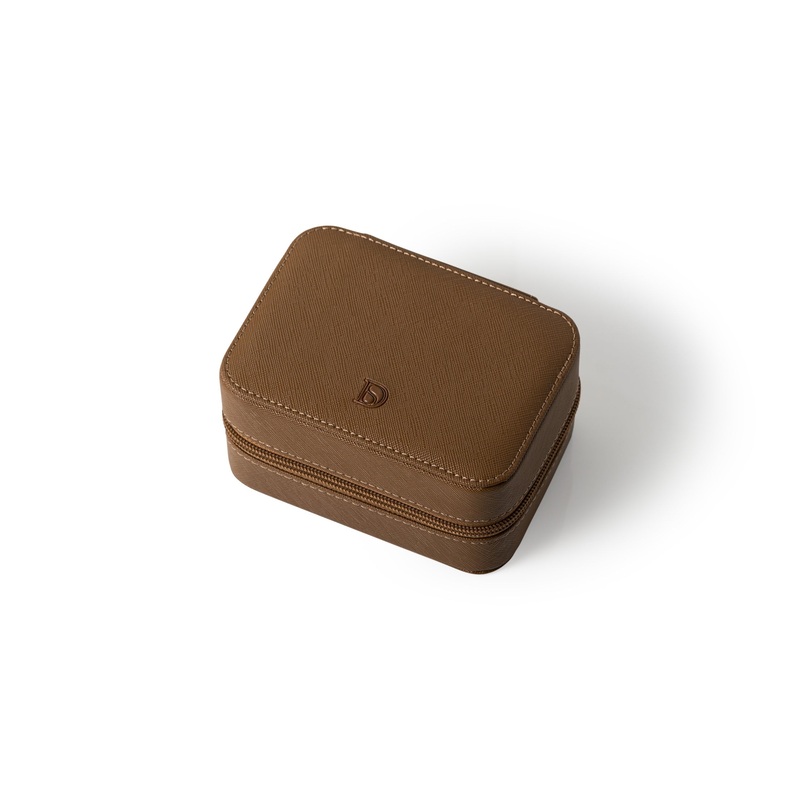 Zip Box (Two) – Brown/Light Brown