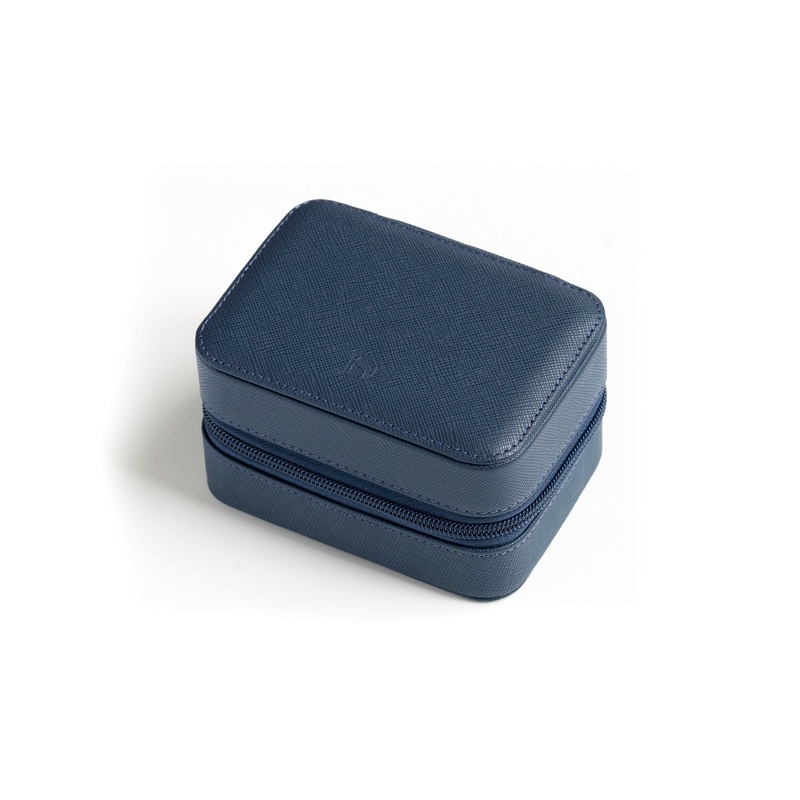 Zip Box (Two) – Navy/Orange