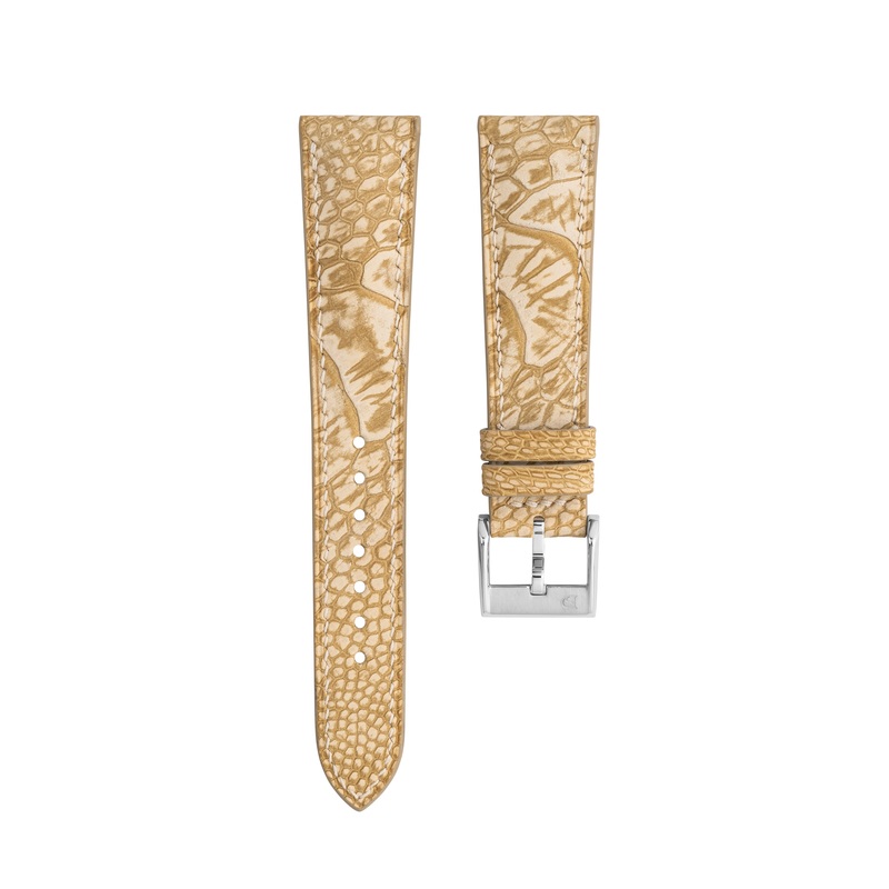 Nubuck Oryx Ostrich Leg Signature Strap