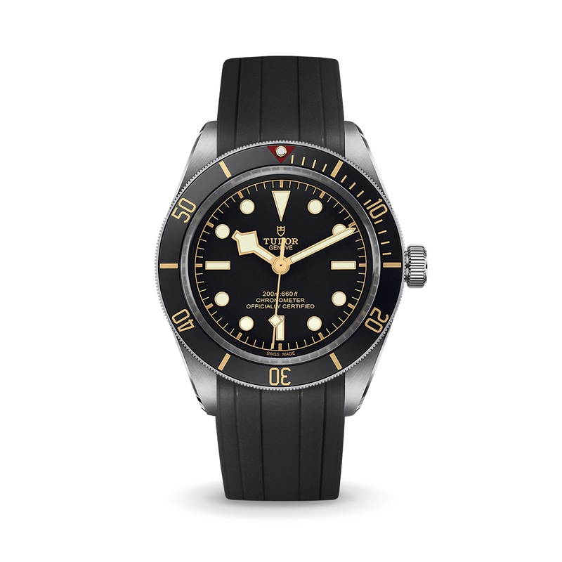 Black CTS Rubber Strap for Tudor BB58