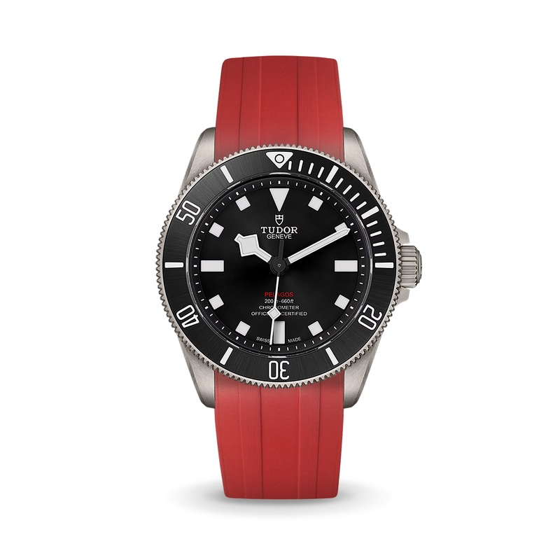 Red CTS Rubber Strap for Tudor Pelagos 39