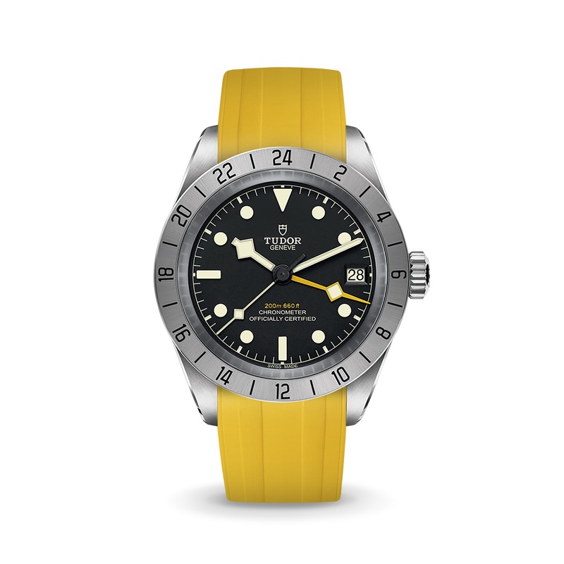 Yellow CTS Rubber Strap for Tudor BB Pro