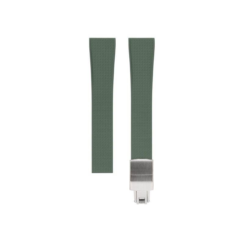 Olive Green Tropical CTS Rubber Strap