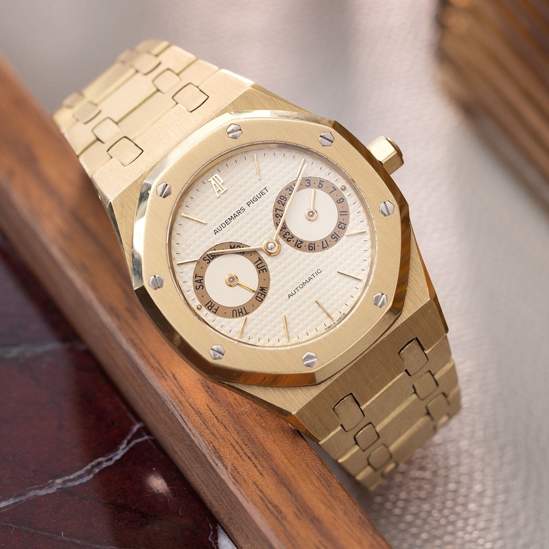 Audemars Piguet Royal Oak Day-Date 25572BA “Owl” cream dial