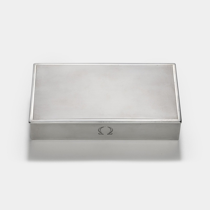 1950s Omega Sterling Silver Casket Box