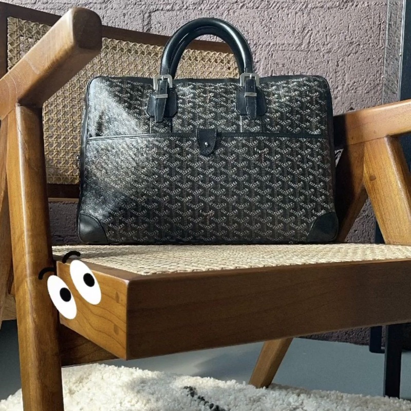 Goyard Ambassador PM Briefcase Black
