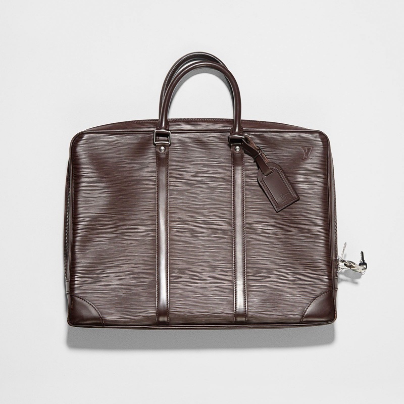 Louis Vuitton Porte Documents Voyage Brown Epi