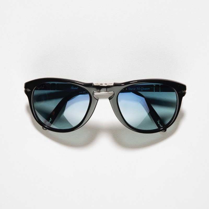 Retro Persol 714SM – Steve McQueen – Black Sunglasses