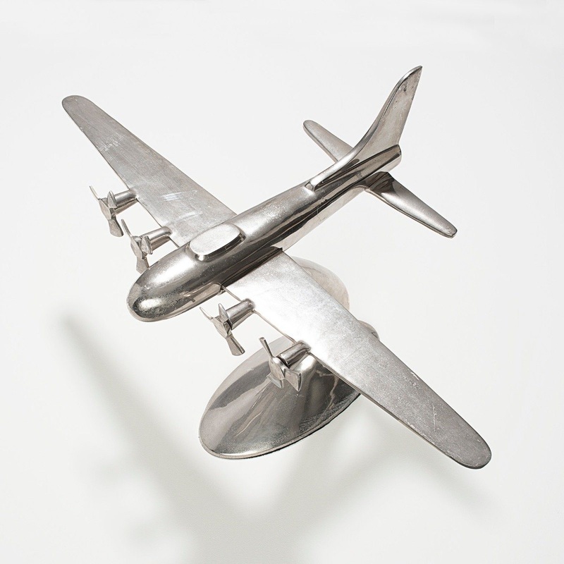 Vintage 1960s Huge Aluminium Air Plane Model