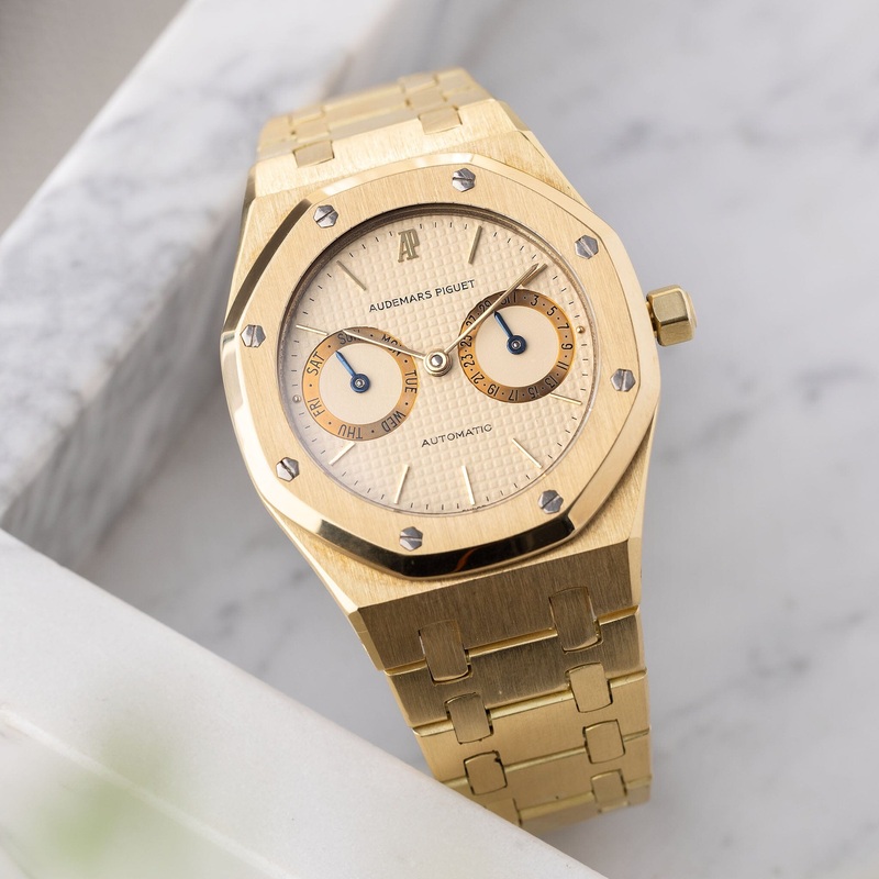 Audemars Piguet Royal 5572BA Oak Day-Date 18kt Yellow Gold “Owl” With Archive Extract