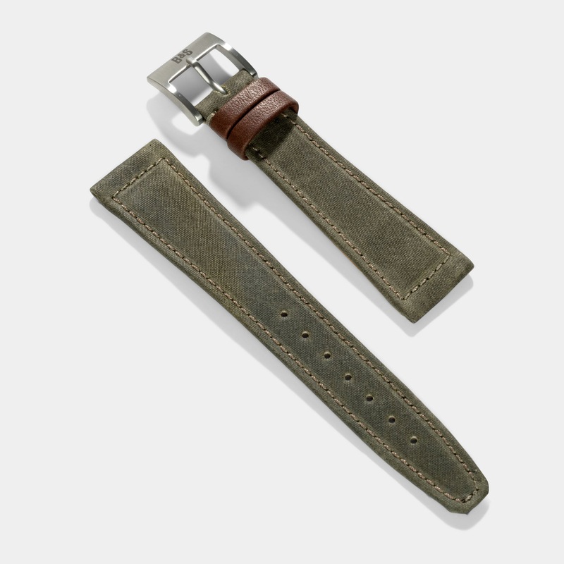 The Highlands Watch Strap – Made of Vintage Barbour Fabric – Jubilee Edition