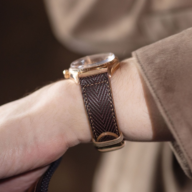 The Limited Edition ManhattanRollie Leather Watch Strap  Charity Edition