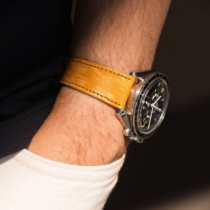 The Santa Monica Leather Watch Strap – Jubilee Edition