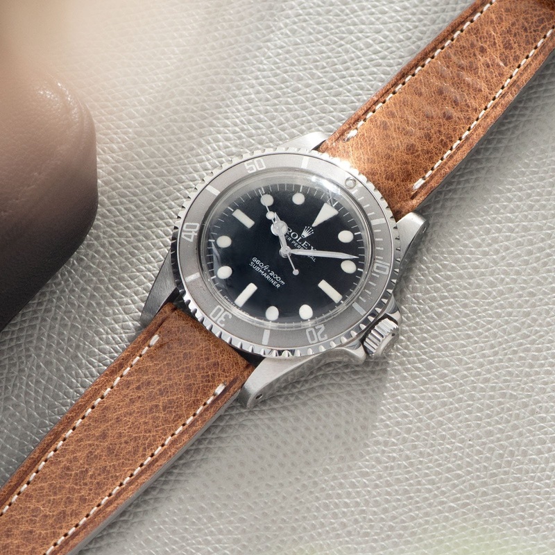 Bohmien Brown Leather Watch Strap
