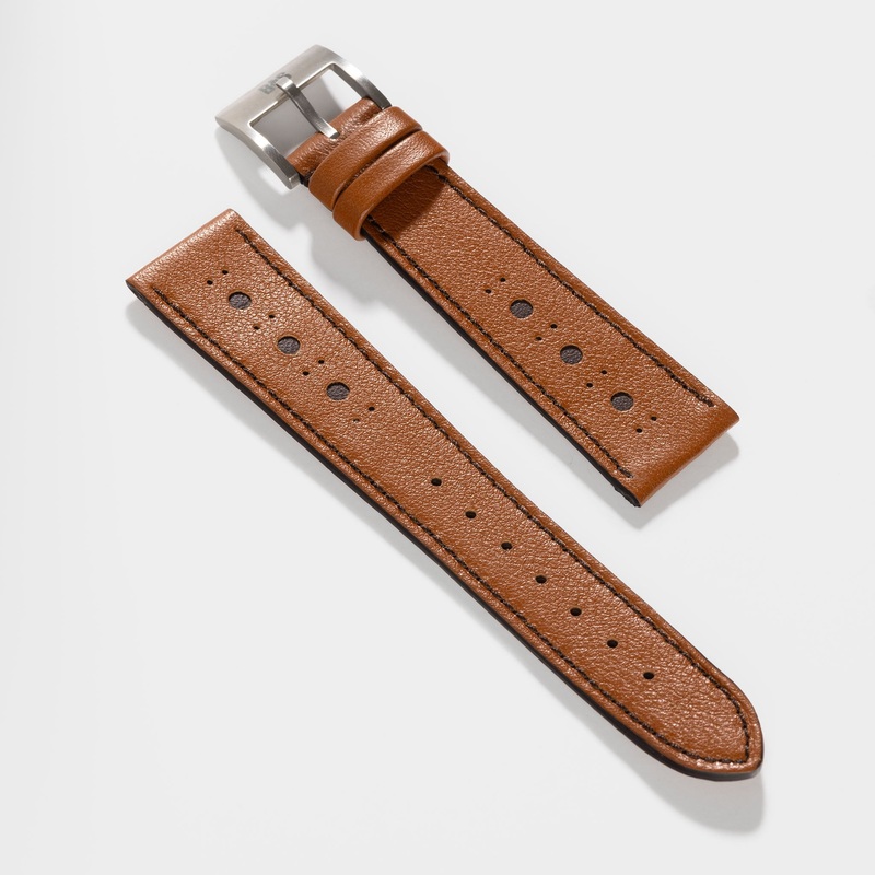 The Night Out Brown Brogue Leather Watch Strap  Jubilee Edition