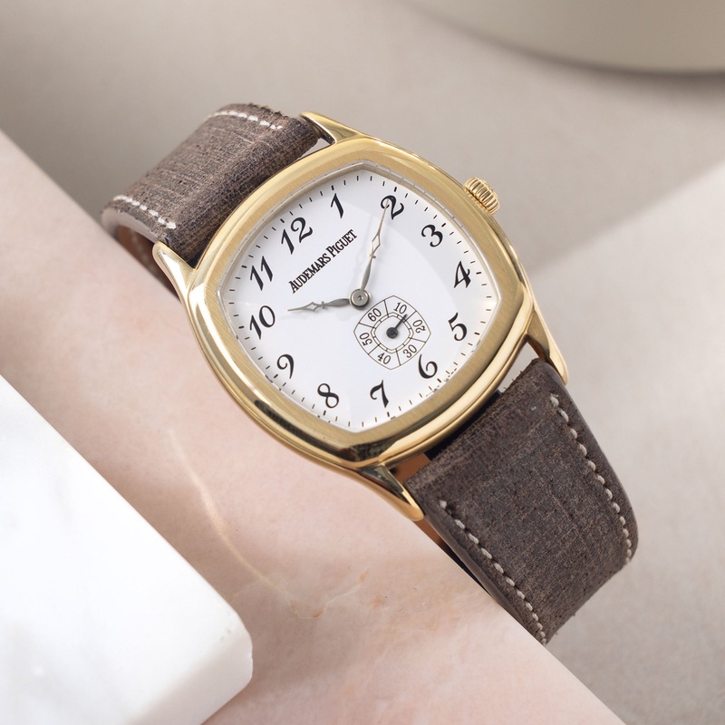 Audemars Piguet “John Schaeffer” 18k Yellow Gold Breguet Numerals Dial Ref 14994BA