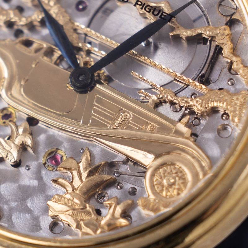 Audemars Piguet “Skeleton” Dress Watch with Mercedes Automotive Motif Ref. 14677