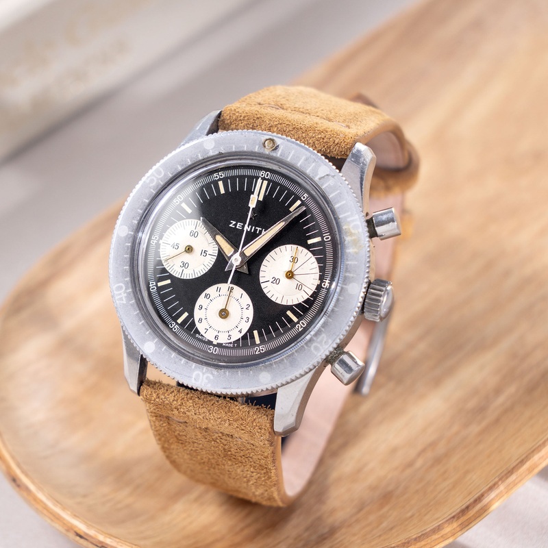 Zenith Sub-Sea Chronograph Ref. A277 “Reversed Panda Dial”