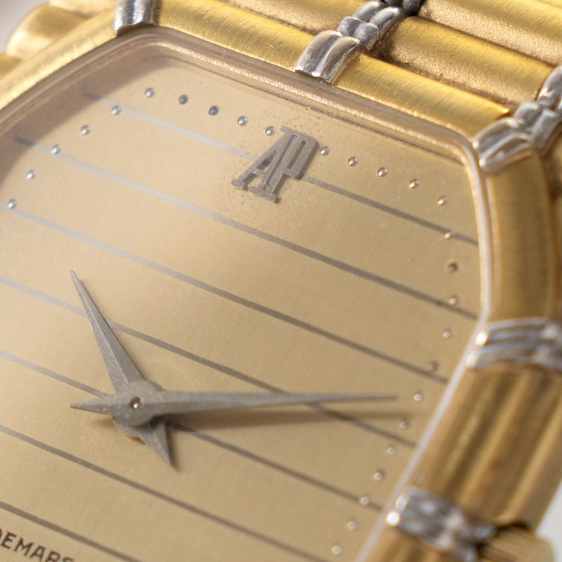 Audemars Piguet Two-Tone “Bamboo” Quartz 18K Yellow & White Gold