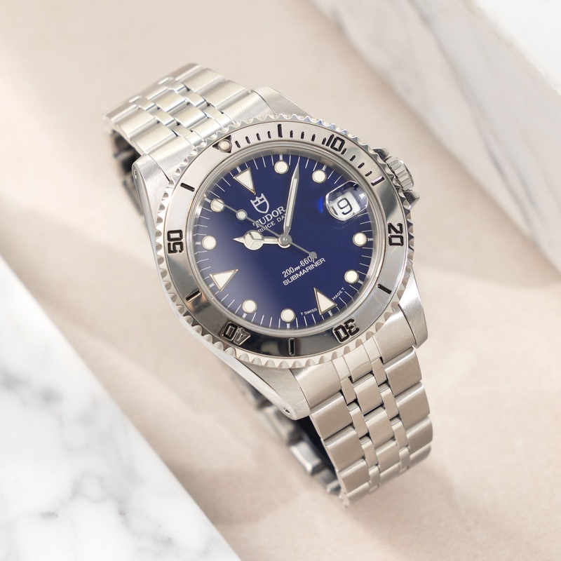 Tudor Submariner Blue Dial Ref 75190