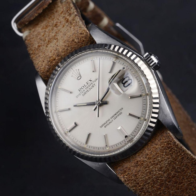 VINTAGE ROLEX 1603 DATEJUST SILVER DIAL 1978