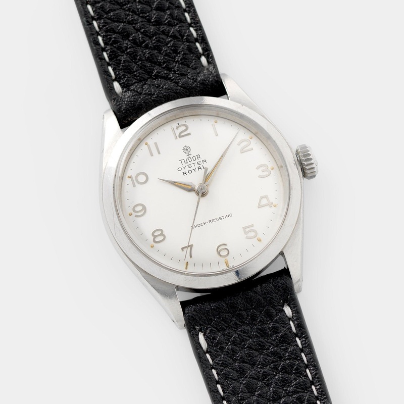 Tudor Oyster Royal Rare Arabic Silver Dial Reference 7934