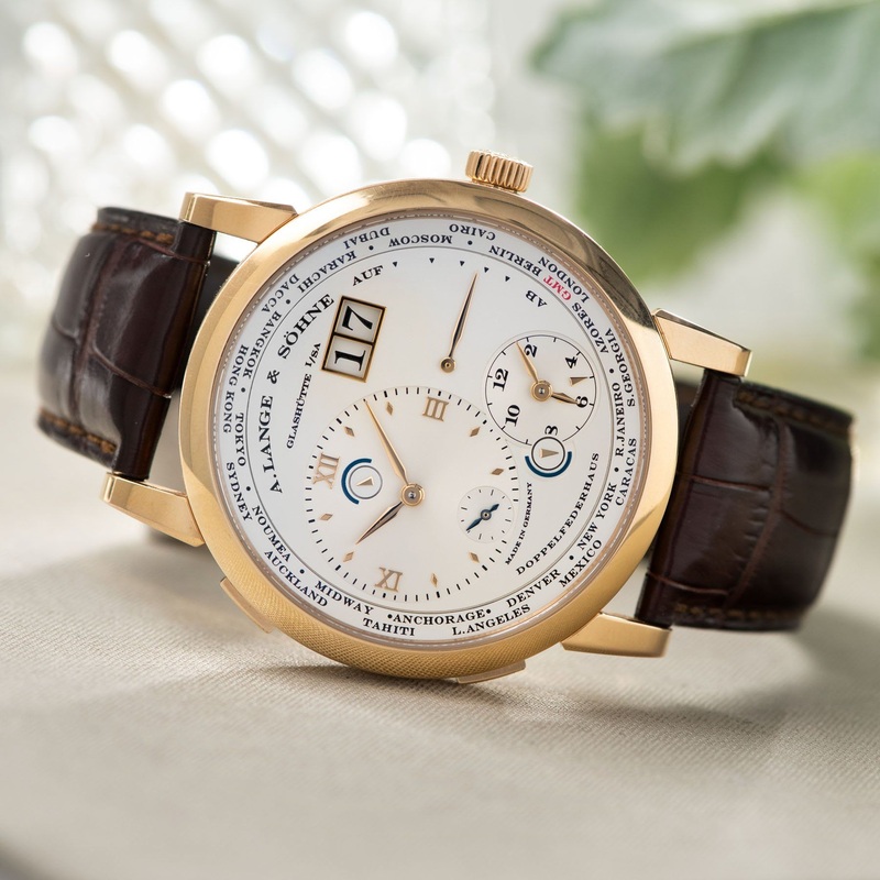 A. Lange & Shne Lange 1 Time Zone Pink Gold