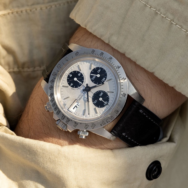 Tudor Oysterdate Big Block Panda Dial Ref 79180