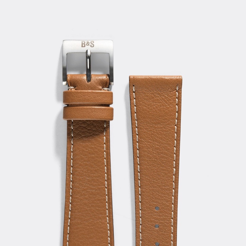 Tawny Brown Leather Watch Strap