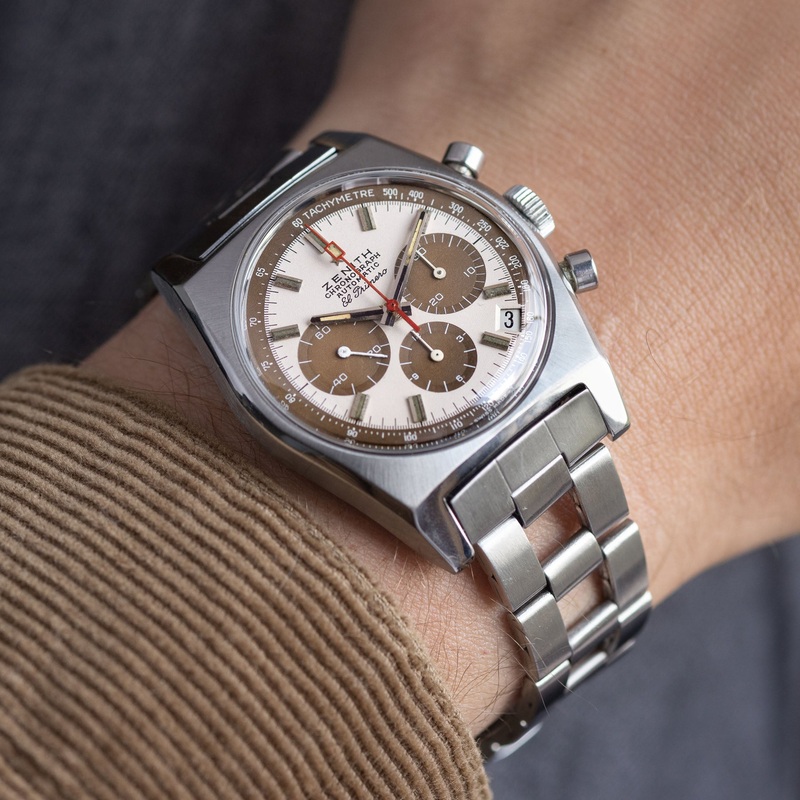 Zenith El Primero A384 with Gay Frres Ladder Bracelet